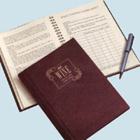 WB5 Bonded Leather Wine Cellar & Label Book